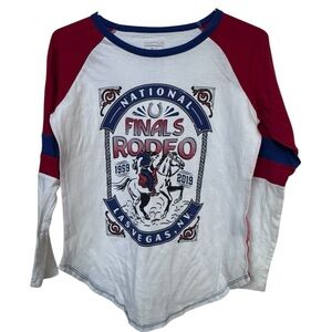 National Finals Rodeo PRCA Women’s S Long Sleeve T-Shirt High End Retro Western